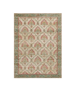 Vintage vloerkleed - Sage Grid Groen