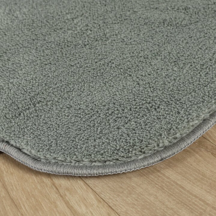 Rond wasbaar vloerkleed - Puck Groen