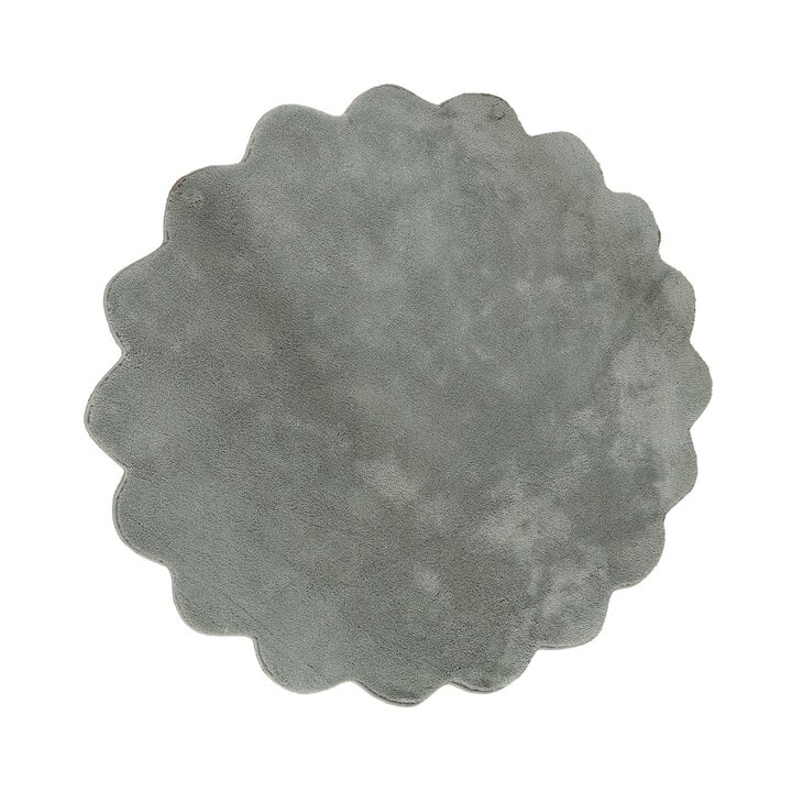 Rond wasbaar vloerkleed - Puck Groen