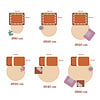 Rond wasbaar vloerkleed - Puck Groen - thumbnail 6