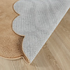 Rond wasbaar vloerkleed - Puck Bruin - thumbnail 5