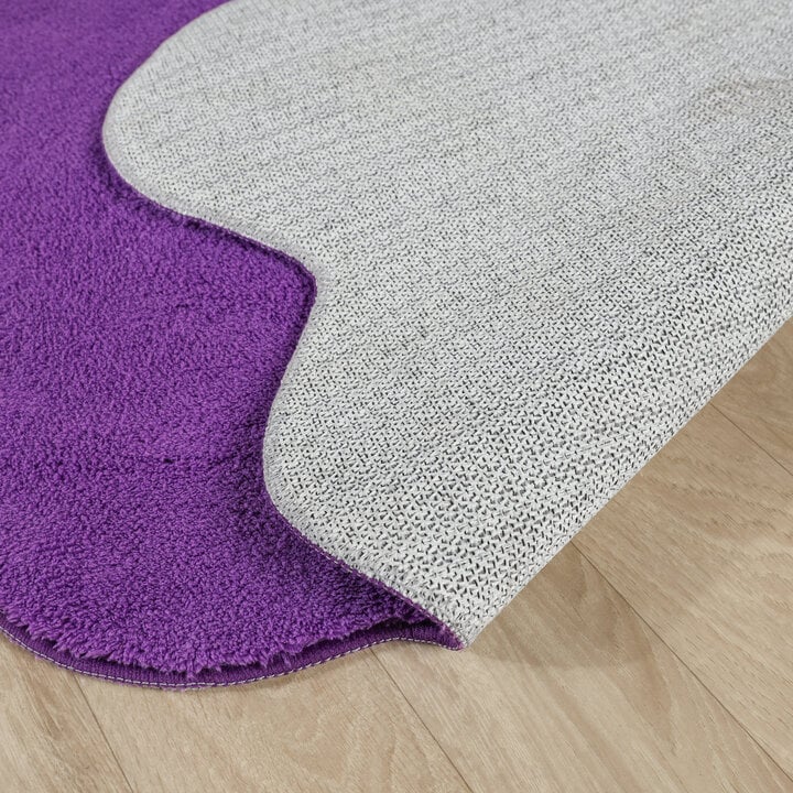 Wasbaar vloerkleed - Puck Paars