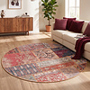 Patchwork Vloerkleed - Moods Rond Rustic No.16 - thumbnail