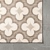 Geometrisch buitenkleed - Mosaic Clover Creme - thumbnail 3