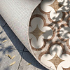 Geometrisch buitenkleed - Mosaic Clover Terracotta - thumbnail 4