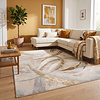 Marmer vloerkleed - Leonore Cotto Creme/Bruin  - thumbnail