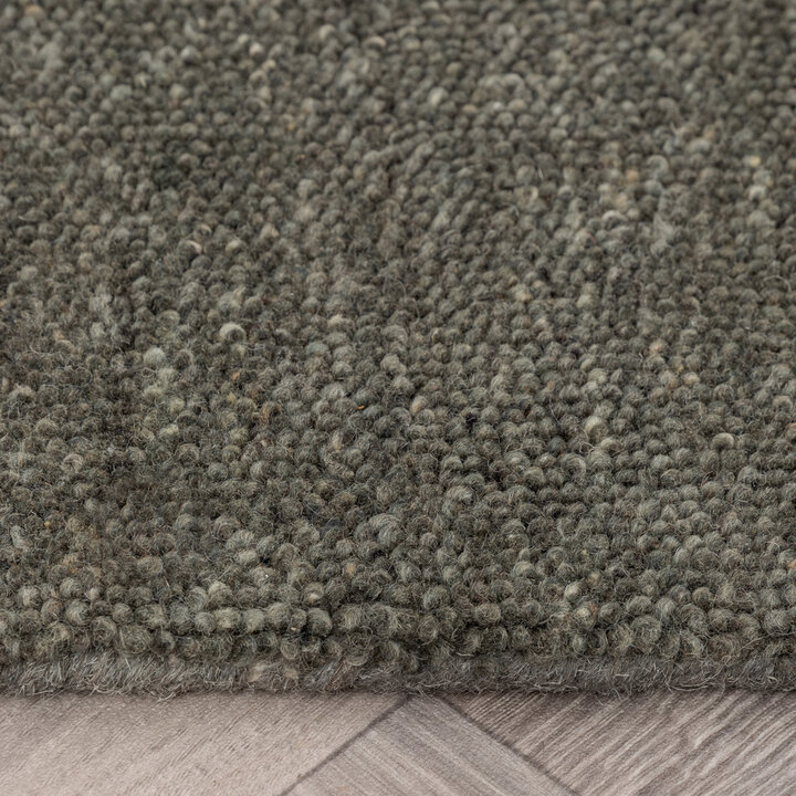 Rond Berber vloerkleed - Aicha Groen