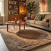 Zacht Hoogpolig vloerkleed - Comfy Supreme Taupe - thumbnail