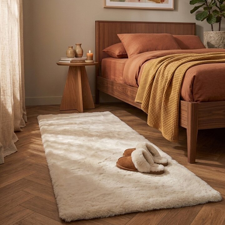 Zachte Hoogpolige loper - Comfy Supreme Creme