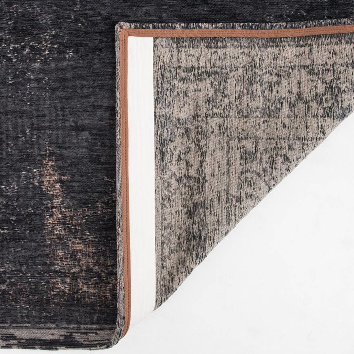 Vintage vloerkleed - The Fading World Mineral Black 8263