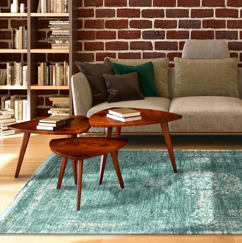 Vintage vloerkleed - The Fading World Jade 8258