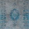 Vintage vloerkleed - The Fading World Grey/Turquoise 8255 - thumbnail 1