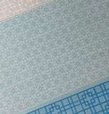 Sofiben dekbedovertrek met doorlopende rits over 3 zijden, dessin Atlantis, katoenmenging (70% katoen / 30% polyester,)  140 x 200 met 1 kussensloop
