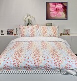 Sofiben Budgetline Sofiben dekbedovertrek met rits Cherry Blossom  katoenmenging 70% katoen / 30% polyester,  140 x 200 met 1 kussensloop