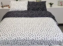 Sofiben Sofiben Dots z/w 200 x 220 cm+ 4 slopen