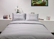Hotellinnen Parelgrijs, 140 x 200