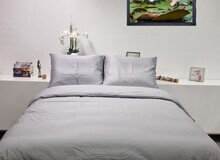 Hotellinnen Parelgrijs, 260 x 220