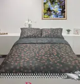 Sofiben, het dekbedovertrek met een doorlopende rits over 3 zijden, dessin Darcy afm. 160 x 220 cm, 300TC katoensatijn met 1 kussensloop