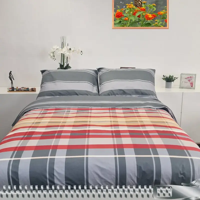 Sofiben Checks Red 160 x 200