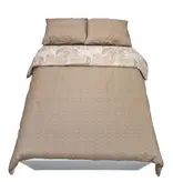 Sofiben dekbedovertrek met doorlopende rits over 3 zijden, Calida katoenmenging, afm. 140 x 200 cm met 1 kussensloop