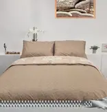 Sofiben dekbedovertrek met doorlopende rits over 3 zijden, Calida katoenmenging, afm. 140 x 220 cm met 1 kussensloop