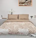 Sofiben dekbedovertrek met doorlopende rits over 3 zijden, Calida katoenmenging, afm. 160 x 220 cm met 1 kussensloop