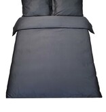 Sofiben dekbedovertrek met rits Nero 300TC katoensatijn 160 x 200 cm met 1 kussensloop