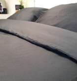 Sofiben dekbedovertrek met rits Nero 300TC katoensatijn 160 x 220 cm met 1 kussensloop