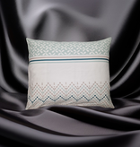 Sofiben (extra) kussensloop dessin Mint , afm 60 x 70 cm met hotelsluiting  - Copy