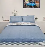 Sofiben dekbedovertrek met doorlopende rits over 3 zijden,Jaida  katoenmenging, afm. 140 x 200 cm met 1 kussensloop