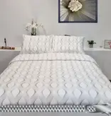 Sofiben dekbedovertrek met doorlopende rits over 3 zijden, Espiral  Flanel afm.  160 x 200 cm  met 1 kussensloop