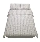 Sofiben dekbedovertrek met doorlopende rits over 3 zijden, Espiral  Flanel afm.   200 x 200 cm  met 2 kussenslopen