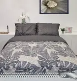 Sofiben dekbedovertrek met doorlopende rits over 3 zijden, Jamila  katoenmenging, afm. 140 x 220 cm met 1 kussensloop
