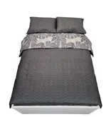 Sofiben dekbedovertrek met doorlopende rits over 3 zijden, Jamila  katoenmenging, afm.  200 x 220 cm  met 2 kussenslopen