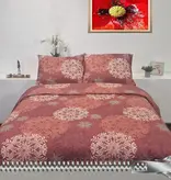Sofiben dekbedovertrek met een doorlopende rits over 3 zijden, dessin Linja,  afm 240 x 200 cm, katoenmenging (70% katoen/30% polyester) met 2 kussenslopen
