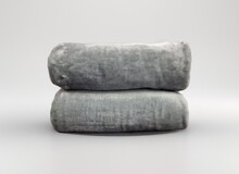 aanbieding Fleecedeken Lichtgrijs