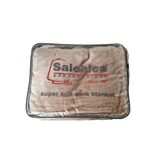 Superzachte Fleece deken kleur Beige, afm 160 x 220 cm Beige - Copy