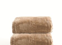 aanbieding Fleecedeken Beige