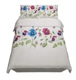 Sofiben dekbedovertrek met rits Summer, 300TC katoensatijn, 140x220 cm  met 1 kussensloop