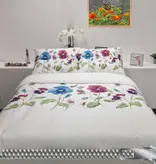 Sofiben dekbedovertrek met rits Summer, 300TC katoensatijn, 240x220 cm  met 2 kussenslopen