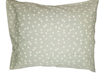 (extra) kussensloop Polka Dots groen 1 kleur