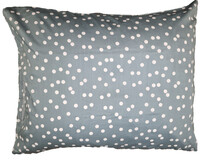 (extra) kussensloop Polka Dots petrol 1 kleur