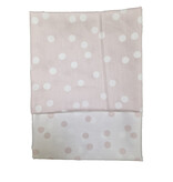 (Extra) kussensloop Polka Dots Pink en wit (2 kleuren)
