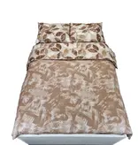 Sofiben dekbedovertrek met doorlopende rits over 3 zijden dessin Briony afm. 140x220 met 1 kussensloop