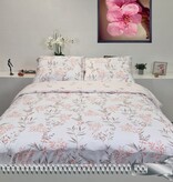 Sofiben dekbedovertrek met rits, dessin Lindsey Pink, 200 x 200, katoenmenging met 2 kussenslopen