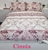 Sofiben dekbedovertrek met doorlopende rits, dessin Cinnia, 140 x 220 cm, Percale katoen met 1 kussensloop
