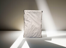 Hoeslaken percale katoen  Beige