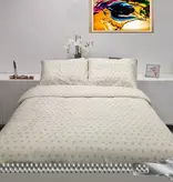 Sofiben dekbedovertrek met rits, dessin Blommetje, Afm. 240 x 220 cm, percale katoen met 2 kussenslopen