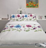 Sofiben dekbedovertrek met rits Summer, 300TC katoensatijn, 200 x 220 cm  met 2 kussenslopen