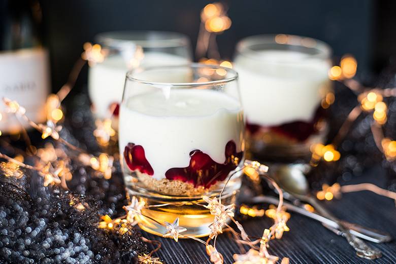 Heerlijk dessert: Champagnecheesecake